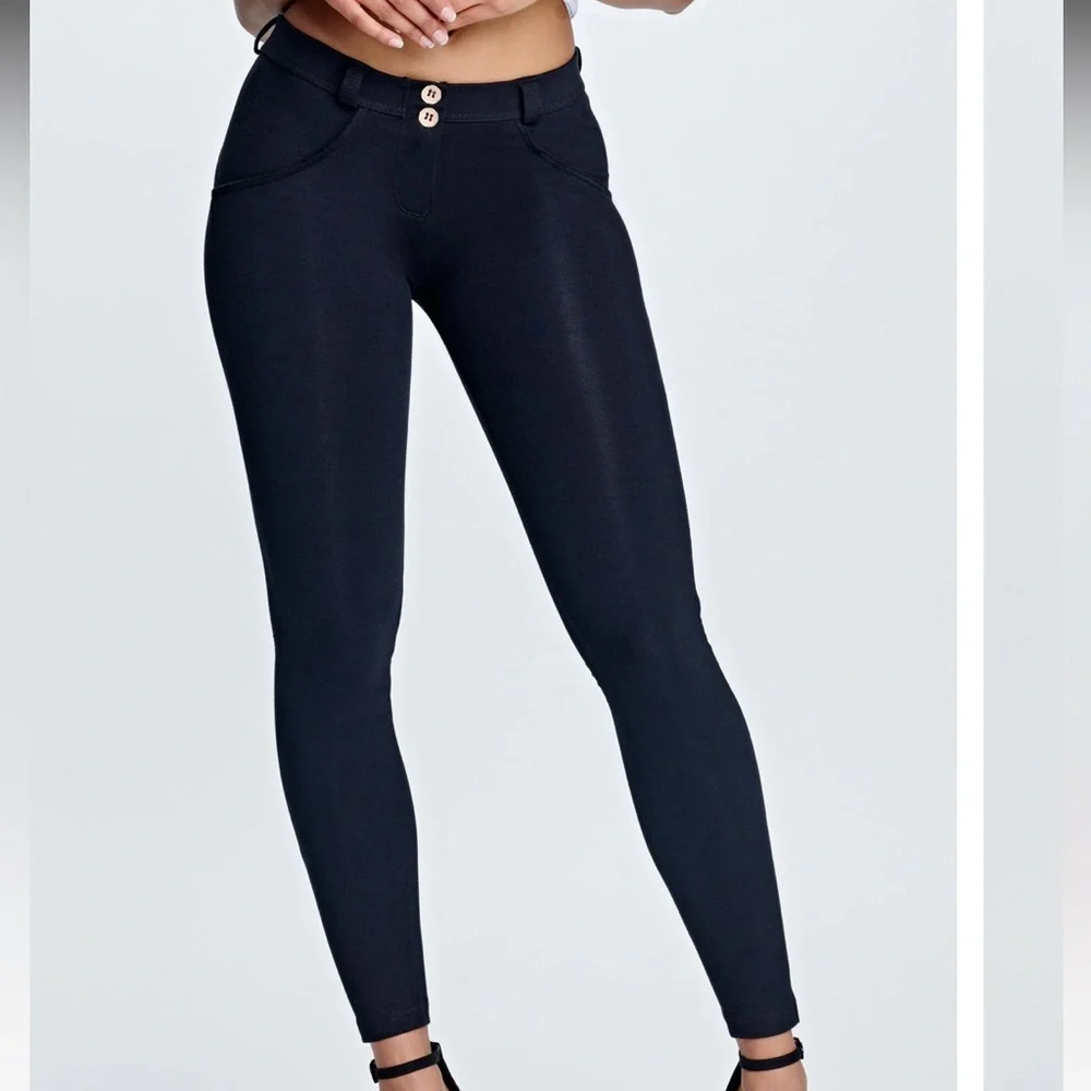 Freddy WR.UP Black Cotton Pants, XS - Picture 2 of 9